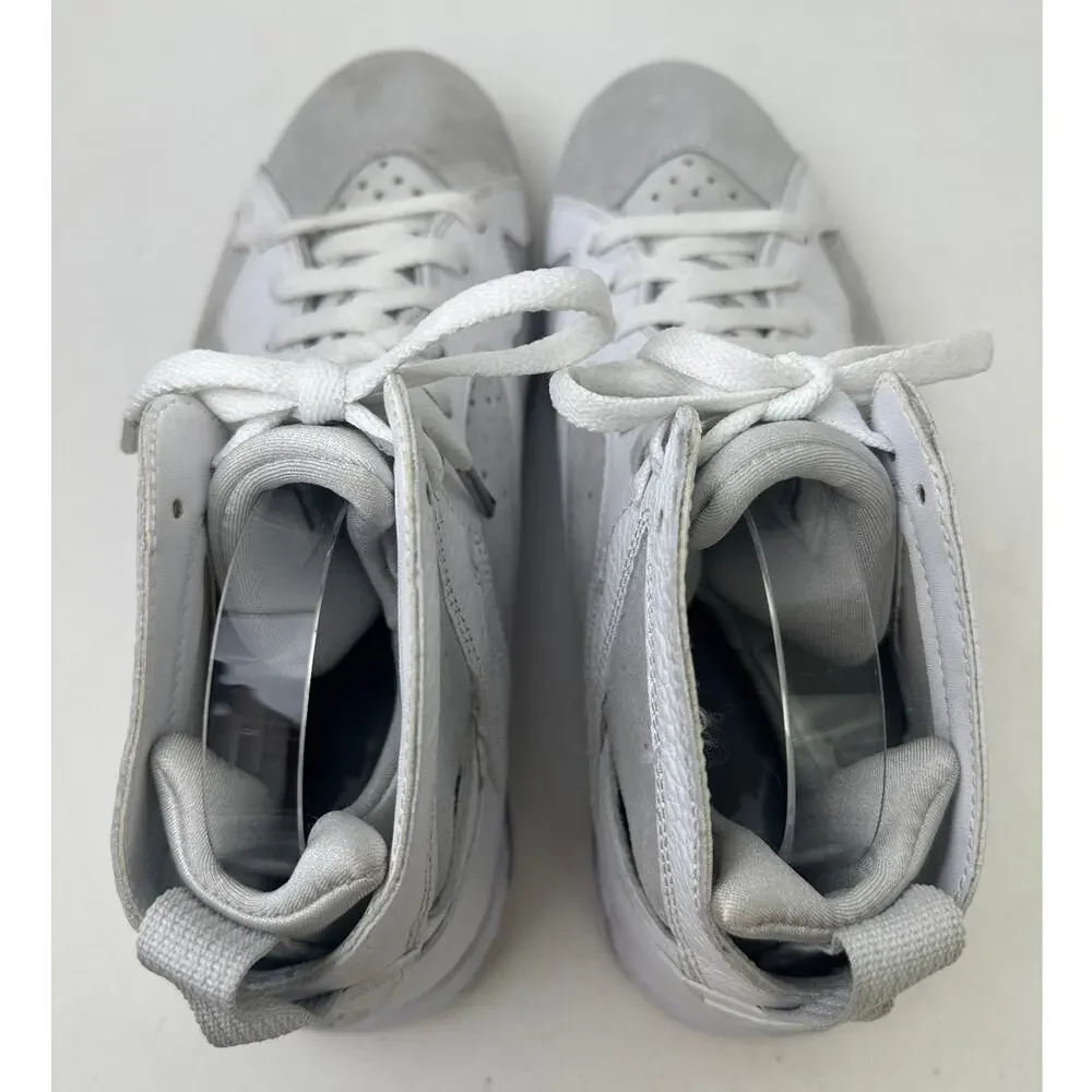Air Jordan 7 Retro Pure Money Pure White/ Pure Platinum Sneakers Men's Sz 9